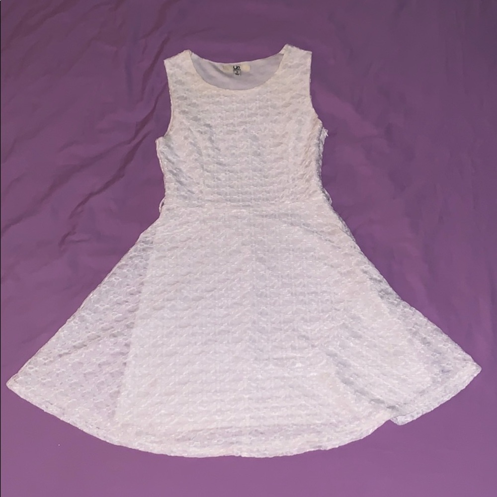 Ya Los Angeles White Dress Small